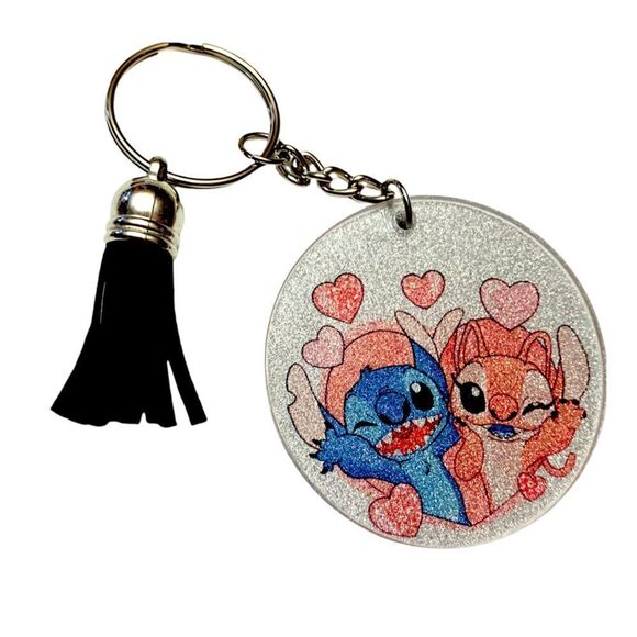 Stitch Valentine’s Day Keychain - Picture 1 of 1